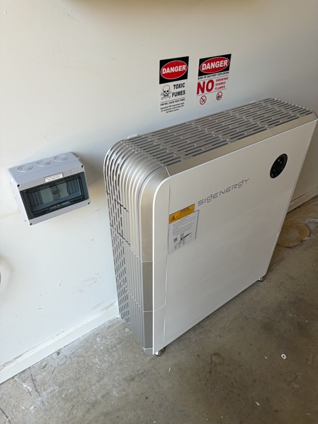 15.6 kWh Sigenergy Battery Retrofit in Modbury North, SA