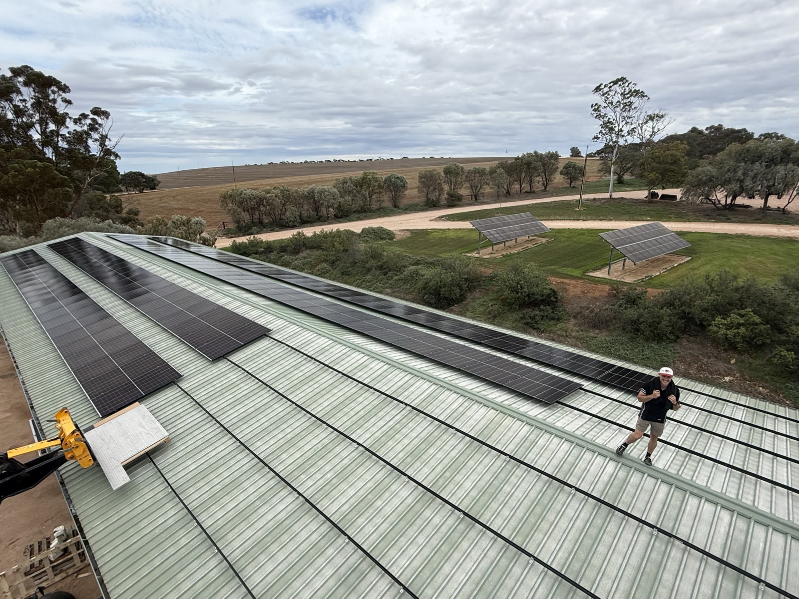 75.48 kW Off-Grid Solar and 93.6 kWh Battery System in Hart, SA