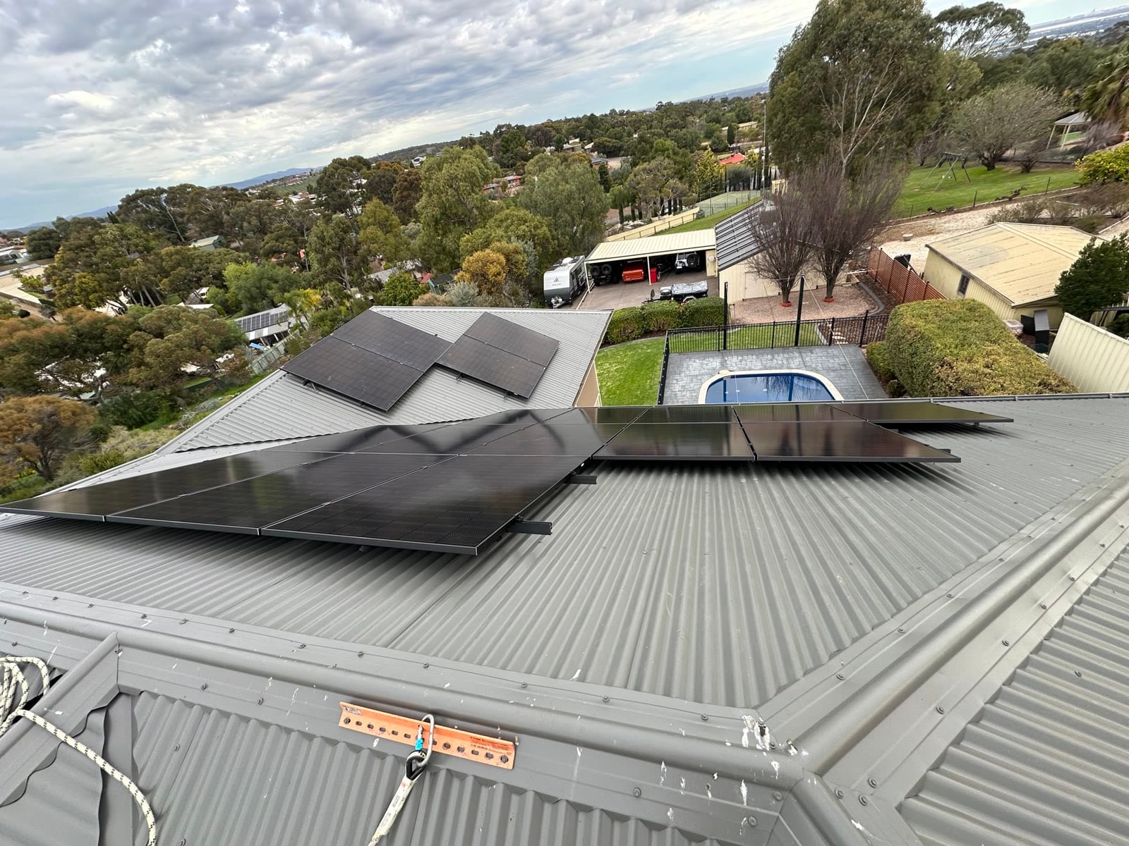 14.08 kW Solar and 20 kWh Battery Installation in Greenwith, SA